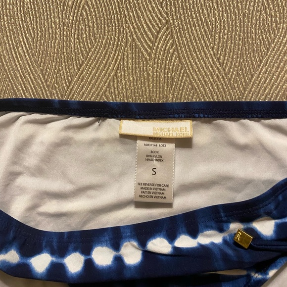 Micheal Kors bikini bottom in blue and white - Picture 4 of 5